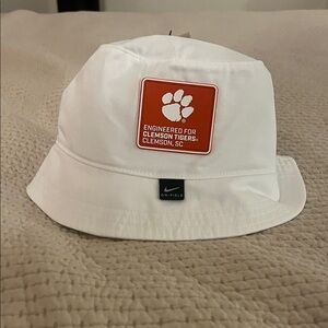 Nike White Clemson Tigers Bucket Hat